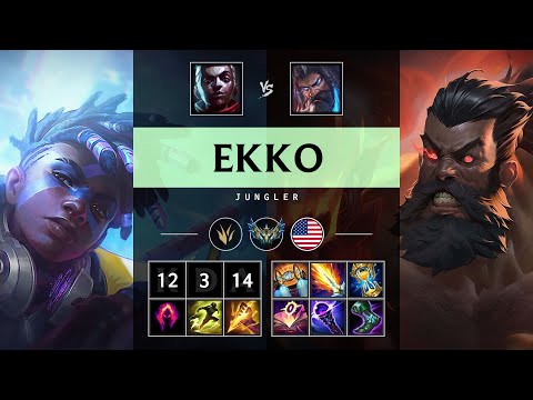 Ekko Jungle vs Udyr - NA Challenger Patch 25.S1.3
