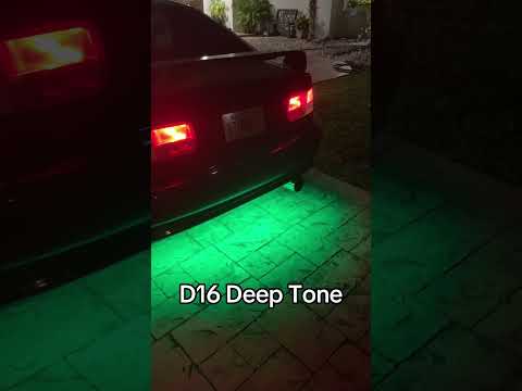 D16 Best Exhaust Sound! Deep Tone. HKS Hi-Power