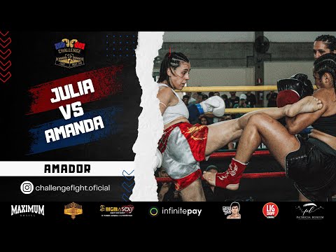 Amanda Rafaela vs Julia Ferreira - Challenge Fight Muaythai - 08.10.23
