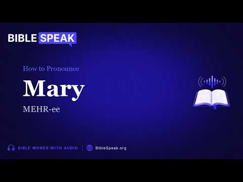 How to Pronounce Mary video thumbnail