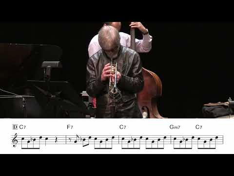 【Blue'N' Boogie】Tom Harrell Trumpet solo(Transcription) inB♭