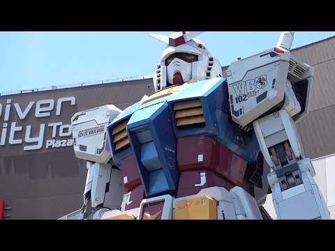 1:1 SCALE REAL LIFE GUNDAM!! Odaiba DiverCity Tokyo VLOG