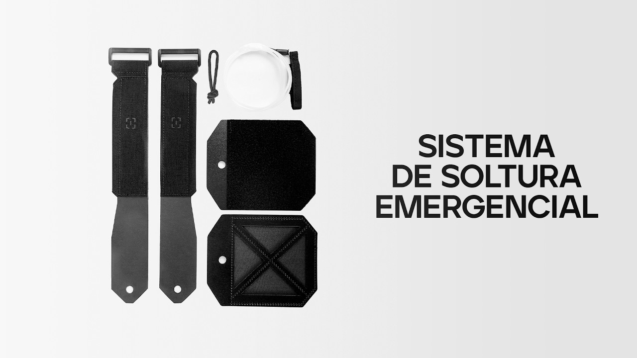 Vídeo do YouTubeSistema de Soltura Emergencial para Plate Carrier Ares - Preto