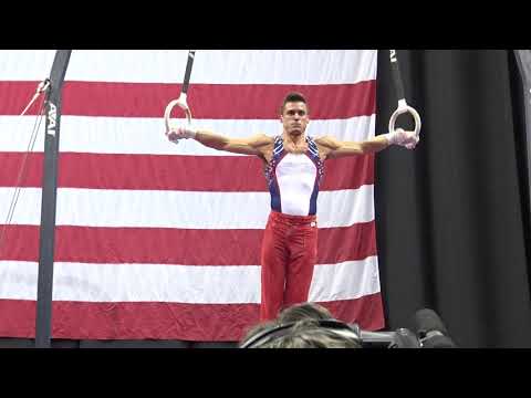 Sam Mikulak - Still Rings - 2019 U.S. Gymnastics Championships - Senior Men Day 2