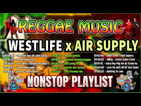 REGGAE Mashups & Remixes of  Popular Songs 2023 ►WESTLIFE ft AIR SUPPY◄ DJ Reggae Remix Songs TIKTOK