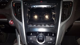 How to Remove Radio / Touch Screen / Navigation from Acura TLX 2017 for Repair.