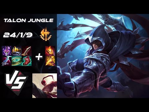 JUNGLE Talon vs Lee Sin - EU Challenger Patch 25.S1.4