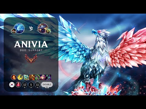 Anivia Support vs Yuumi - KR Grandmaster Patch 13.12