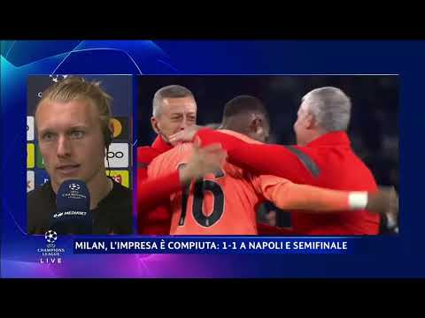 Simon Kjær - Italian Interview - After Napoli Vs AC Milan - Champions League 22/23