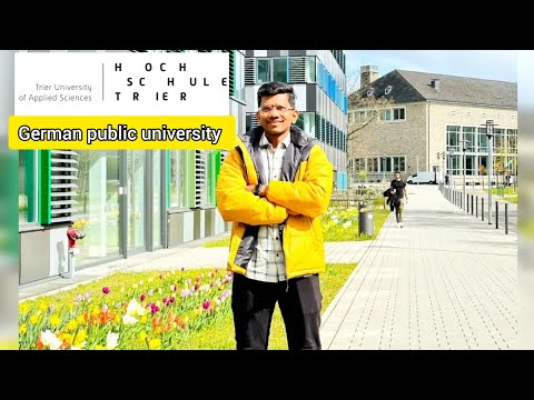 Hochschule Trier campus tour || German public university 🇩🇪 || Master's student. No tution Fee.
