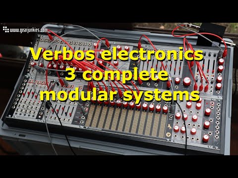 Superbooth21 Verbos electronics 3 complete modular systems