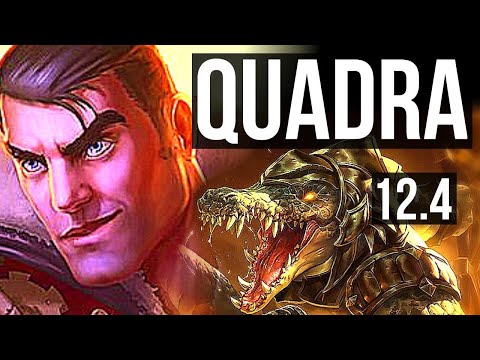 JAYCE vs RENEKTON (TOP) | Quadra, Legendary, 19/2/4, 300+ games | KR Challenger | 12.4