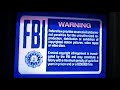 Blue FBI Warning Screen And Walt Disney Home Video Logo From Toy Story 2 2000 VHS