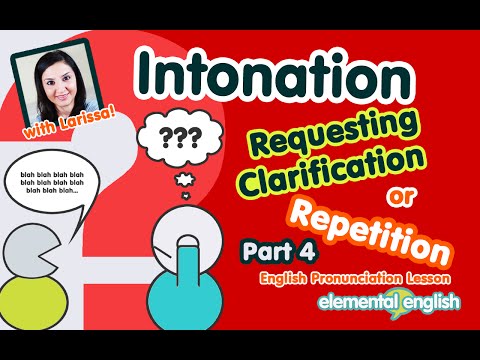 Intonation: Requesting Clarification or Repetition (Part 4) | English Pronunciation Lesson