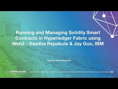 Running and Managing Solidity Smart Contracts in Hyperledger Fabric using Web3 - Part 1