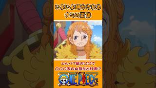 【ワンピース】いよいよ明かされる“ナミの正体”がヤバい ※最新話ネタバレ注意 #ワンピース #onepiece #考察