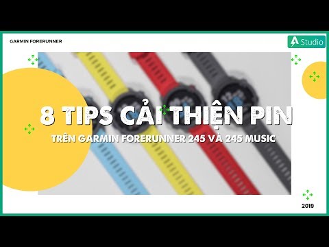 8 tips cải thiện pin trên Garmin Forerunner 245 và 245 music