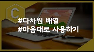 (나도코딩 C) 8-5 다차원 배열 사용