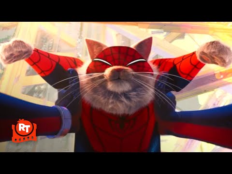 Spider-Man: Across the Spider-Verse (2023) - The Spiders Chase Miles Morales Scene | Movieclips