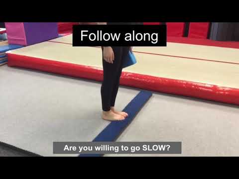 Forward bend with yoga block