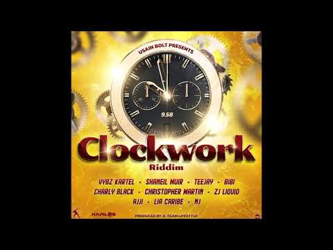 Usain Bolt: Clock Work Riddim Mix Clean, Vybz Kartel, Shaneil muir, Teajay, Charly Black & More
