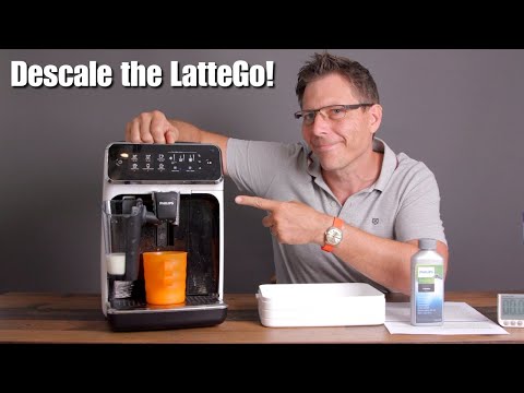 How to Descale the Philips LatteGo Machines: 1200, 2200, 3200