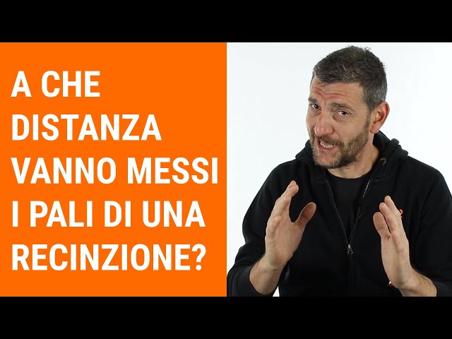 A che distanza vanno messi i pali di una recinzione?