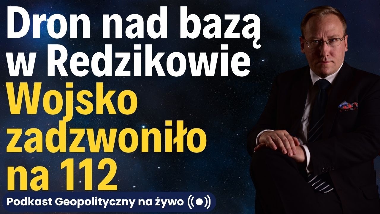 NA ŻYWO: Dron nad bazą w Redzikowie. Wojsko zadzwoniło na 112
