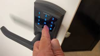 How to program a User Code for Signstek Electronic Touchscreen Door Lock