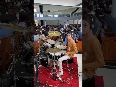 Baterista Mirim de Serranopolis-Go - 1 EEBO Jataí - Go #music #bateria #baterista #jovenscristãos