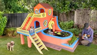 Unbelievable dog house and aquarium combo for your pets