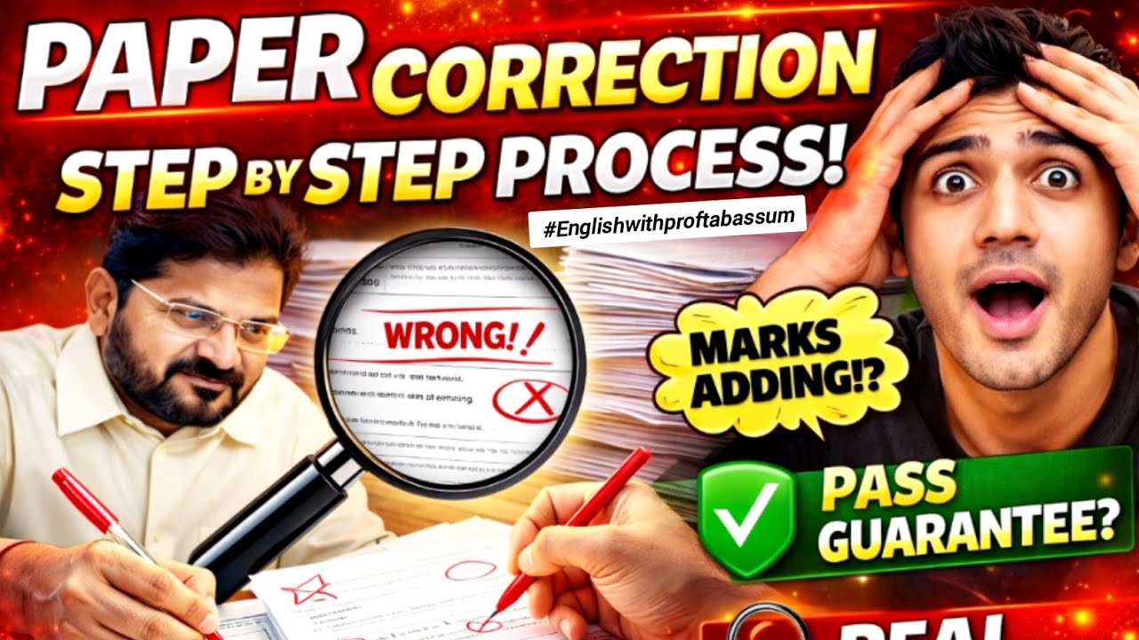 🔥 TS Inter Results 2026 😱 Step-by-Step Paper Correction Revealed! PASS or FAIL? ✅❌ #inter1styear 