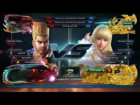 283_3 Paul ( JG ) vs (tincho) Lili Ryona - Tekken 7 Online sin Grafica