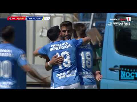 REZUMAT | Corvinul Hunedoara - CS Mioveni 2-0 | Liga 2, Etapa 5, play-off 2023-2024