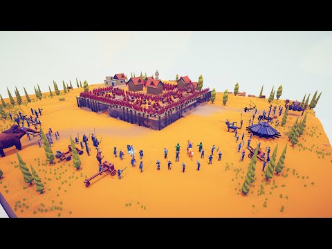80x ROMAN ARMY vs ALL FACTIONS - Totally Accurate Battle Simulator TABS