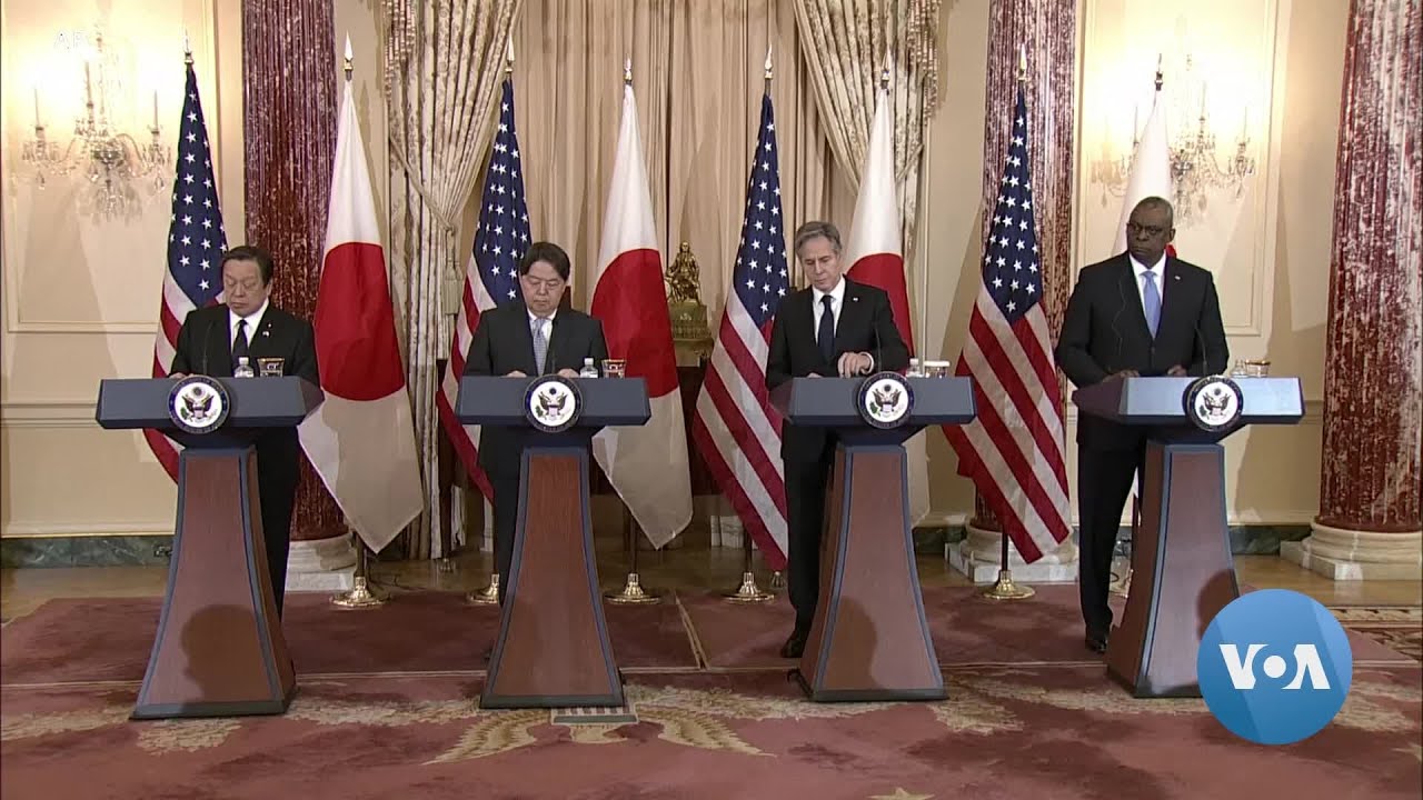 US, Japan Say They Are in ‘Lockstep’ to Counter Threat From China | VOANews