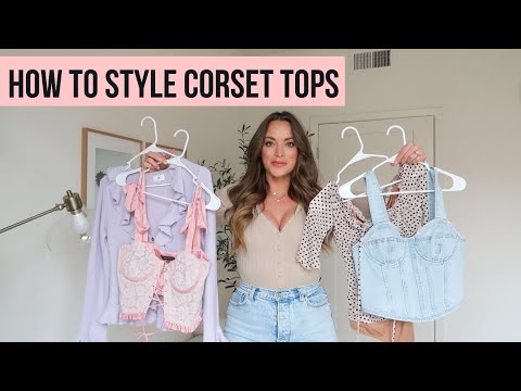 How to Style Corset Tops | corset top outfits