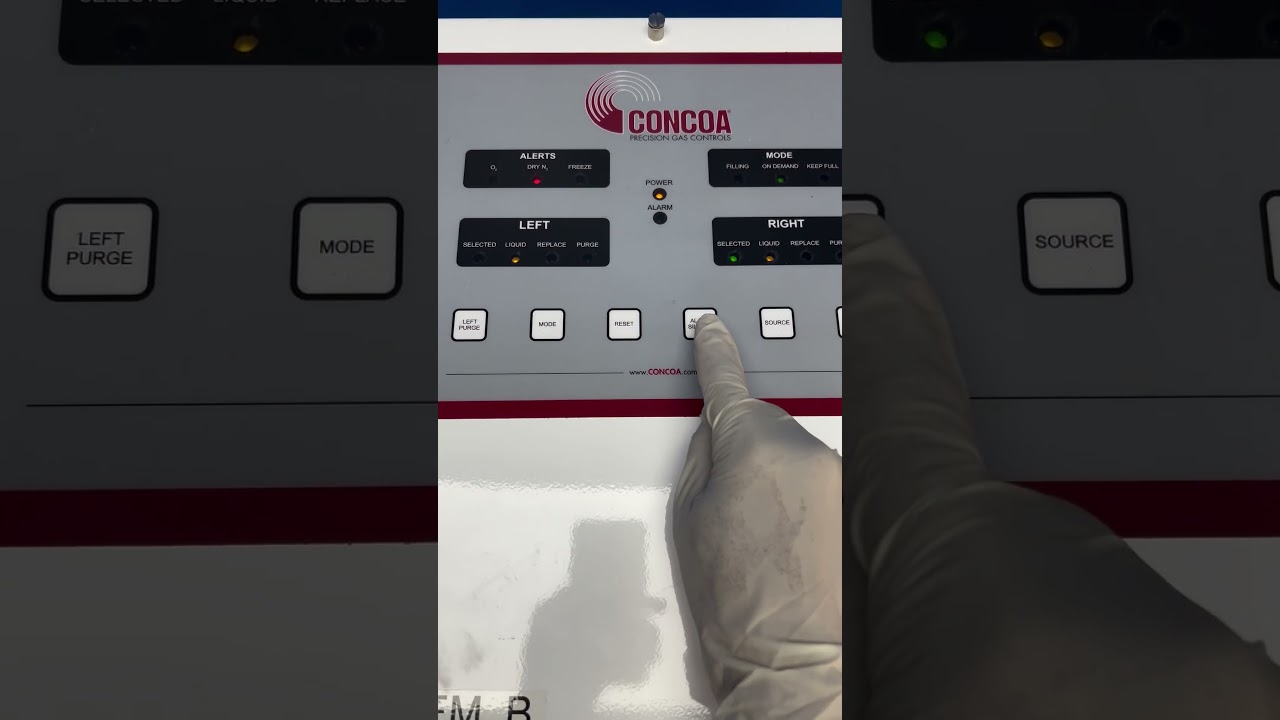 Concoa 5771113-01-100 System B CryoWiz Precision Gas Control Relief Valve 50 PSI