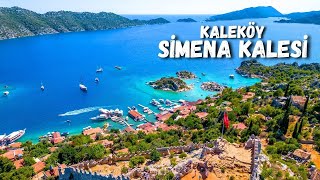 Simena Kalesi - Kaleköy Simena - Kekova Adası Kaş - Kaş Gezilecek Yerler - Kaş Antalya Turkey