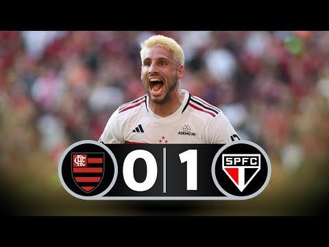 🔴⚫ FLAMENGO 0 X 1 SÃO PAULO 🔴⚪⚫ 🏆2023 Brazil Cup Final🎙️Luis Roberto ⚽ highlights