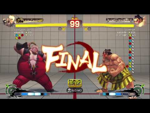 Soregashi Yan (Rufus) vs. Pom@hamu (Honda) - SSFIV AE Ranked Match