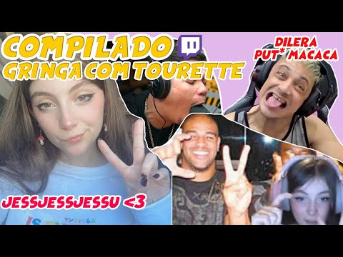 GRINGA COM TOURETTE COMPILADO (SUCESSO NO BRASIL) | DILERA REAGINDO