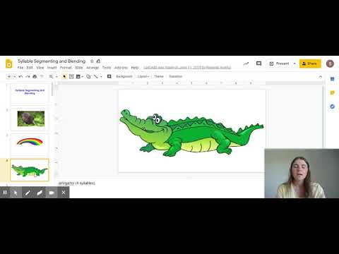 Blending Syllables Together