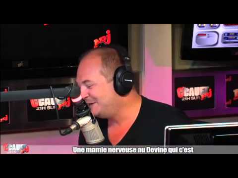 Une mamie nerveuse au Devine qui c'est  C'Cauet sur NRJ