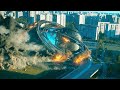 ALIEN SHIP CRASH From The ATTRACTION Movie