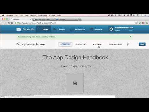 Create a Landing Page in ConvertKit — Step-by-Step Guide & Transcript