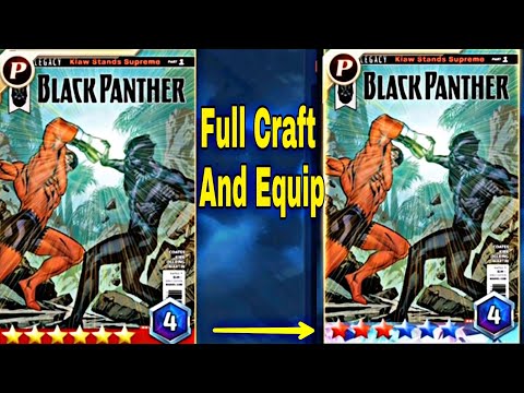 Black Panther Full Craft And Colours Change Guide December 2021 - Marvel Future Fight