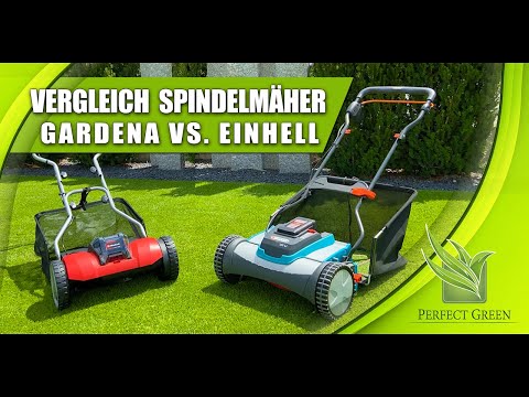 Vergleich Akku Spindelmäher | Einhell VS Gardena. | Wer wird gewinnen?