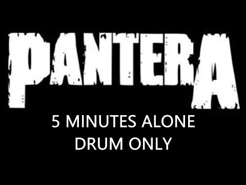 Pantera - 5 Minutes Alone Drum Track Only - Vinnie Paul Drum cover by Edo Sala