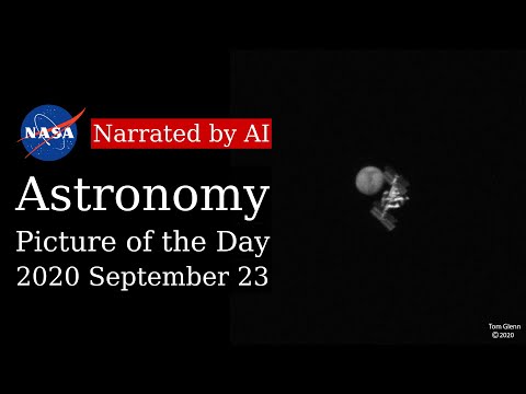 APOD: 2020-09-23 - ISS Transits Mars (Narrated by Salli)